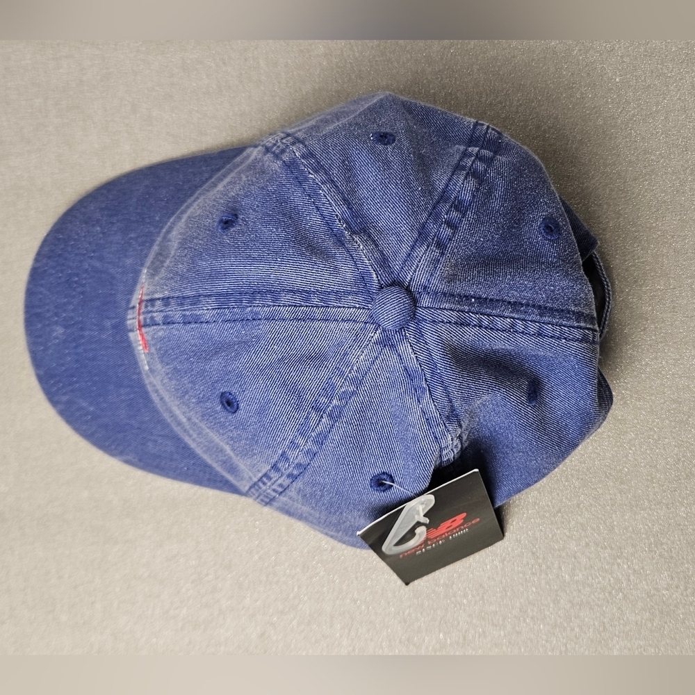 New Balance Classic Logo Hat Blue Adjustable Baseball Cap NWT - Picture 7 of 9